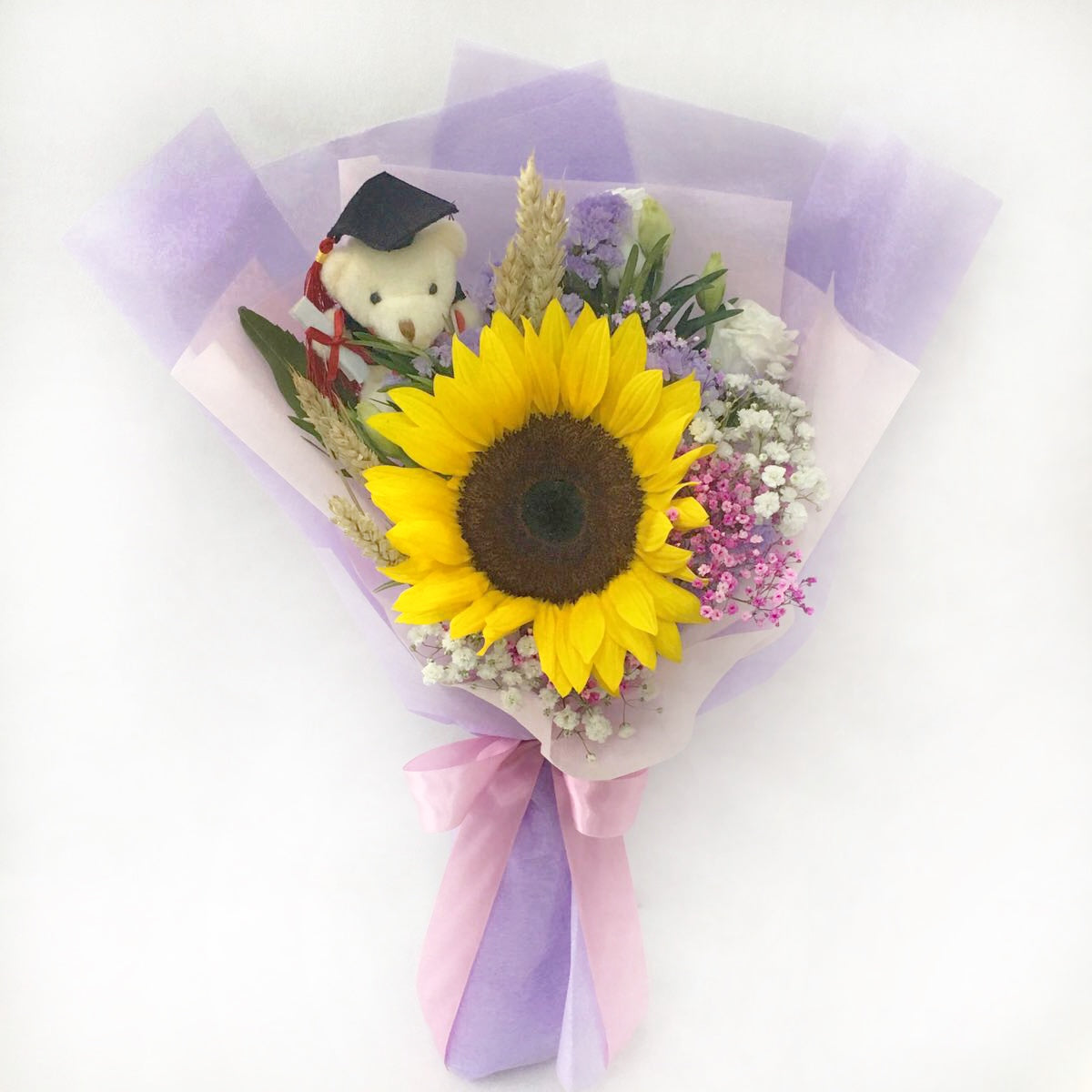 Small Sunflower Graduation Bouquets