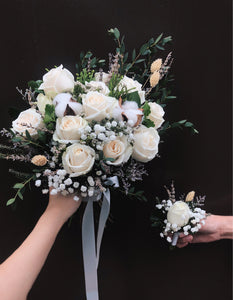 Fresh Flowers Bridal Bouquet [Medium]