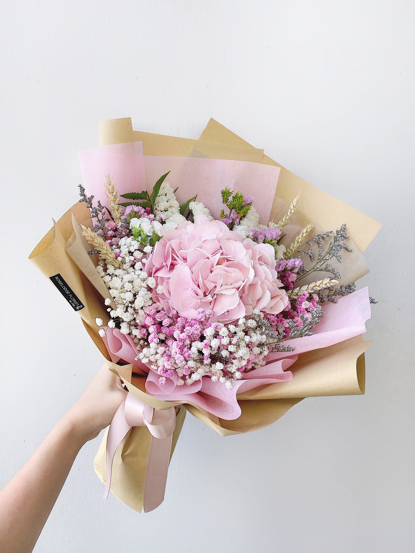 Barrel of Love [Hydrangea Bouquet]